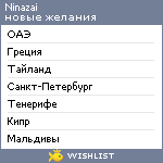 My Wishlist - ninazai