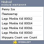 My Wishlist - nindroid