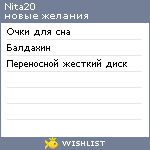 My Wishlist - nita20