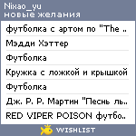 My Wishlist - nixao_yu