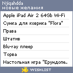 My Wishlist - njiqahdda