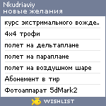 My Wishlist - nkudriaviy