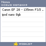 My Wishlist - noova