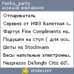 My Wishlist - norka_party