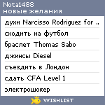 My Wishlist - nota1488