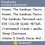 My Wishlist - novakvoice