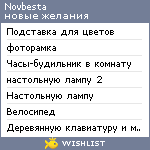 My Wishlist - novbesta