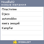 My Wishlist - novellla82