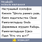 My Wishlist - nryabykh