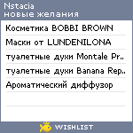 My Wishlist - nstacia