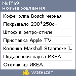 My Wishlist - nuffa9