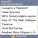 My Wishlist - nyska57