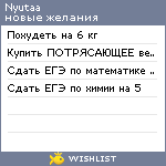 My Wishlist - nyutaa