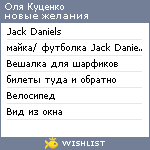 My Wishlist - o_kutsenko