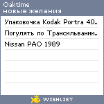 My Wishlist - oaktime