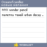My Wishlist - oceanofcandles