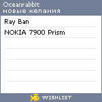 My Wishlist - oceanrabbit