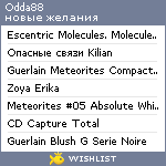 My Wishlist - odda88