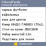 My Wishlist - odnovalfamily