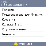 My Wishlist - oglu