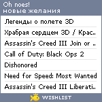 My Wishlist - oh_noes