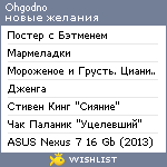 My Wishlist - ohgodno