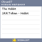 My Wishlist - ohran87