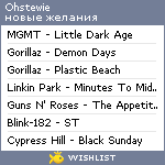 My Wishlist - ohstewie