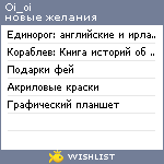 My Wishlist - oi_oi