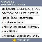 My Wishlist - okhankina