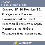 My Wishlist - olaand