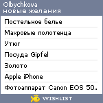 My Wishlist - olbychkova