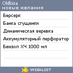 My Wishlist - oldkisa