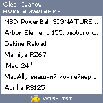 My Wishlist - oleg_ivanov