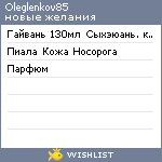 My Wishlist - oleglenkov85