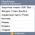 My Wishlist - olegsilchenko