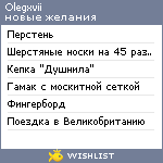 My Wishlist - olegxvii