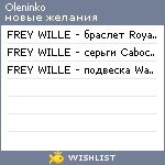 My Wishlist - oleninko