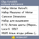 My Wishlist - olga_kockih