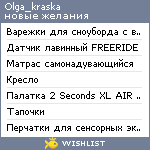 My Wishlist - olga_kraska