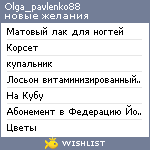 My Wishlist - olga_pavlenko88