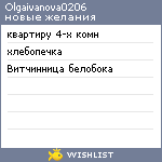 My Wishlist - olgaivanova0206