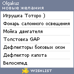 My Wishlist - olgakuz