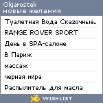 My Wishlist - olgarostek