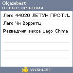 My Wishlist - olgazebest
