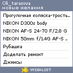 My Wishlist - oli_tarasova