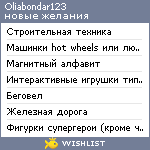 My Wishlist - oliabondar123