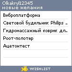 My Wishlist - olkakryl12345