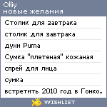 My Wishlist - olliy