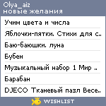 My Wishlist - olya_aiz